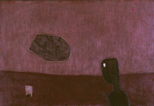 REYNA, M. El trueno. 1962, óleo sobre hardboard, 51 x 75,8 cm