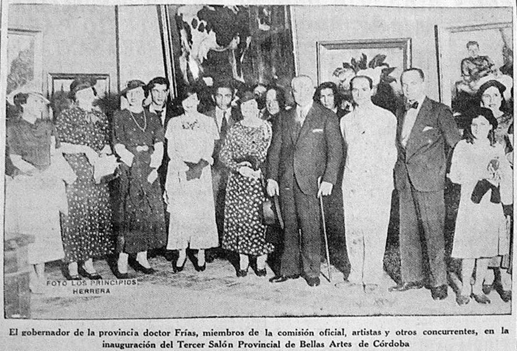 Inauguración del Tercer Salón de Bellas Artes, Los Principios 16 de noviembre de 1935