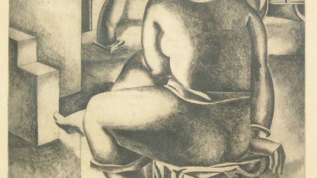 CASTAGNA, RODOLFO,
Agraria (1934, aguafuerte 1/10, 48 x 39 cm)
