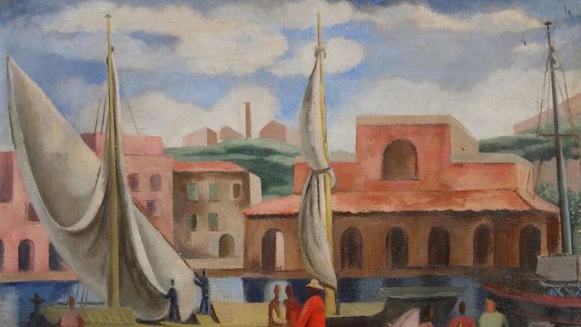 BADI, AQUILES, Decenzano, 1932, óleo s/tela, 60 x 80,5 cm