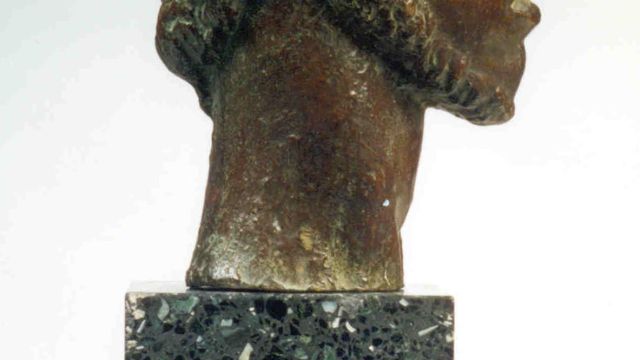 HOFFMANN, ISRAEL, Fauno, 1934, bronce, 35 x 20 x 25 cm